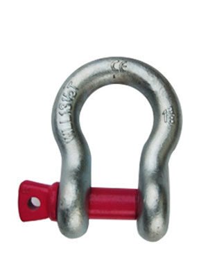 Example of a bow shackle with screw bolts from Yuedasite Rigging from China