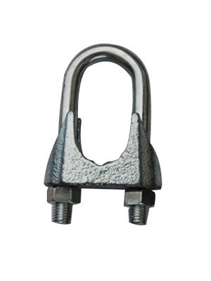 Example of a galvanized wire rope clamp according to DIN741 from Yuedasite Rigging in China
