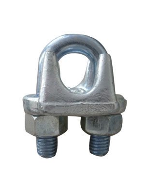 Example of a forged US-type wire rope clamp from Yuedasite Rigging of China