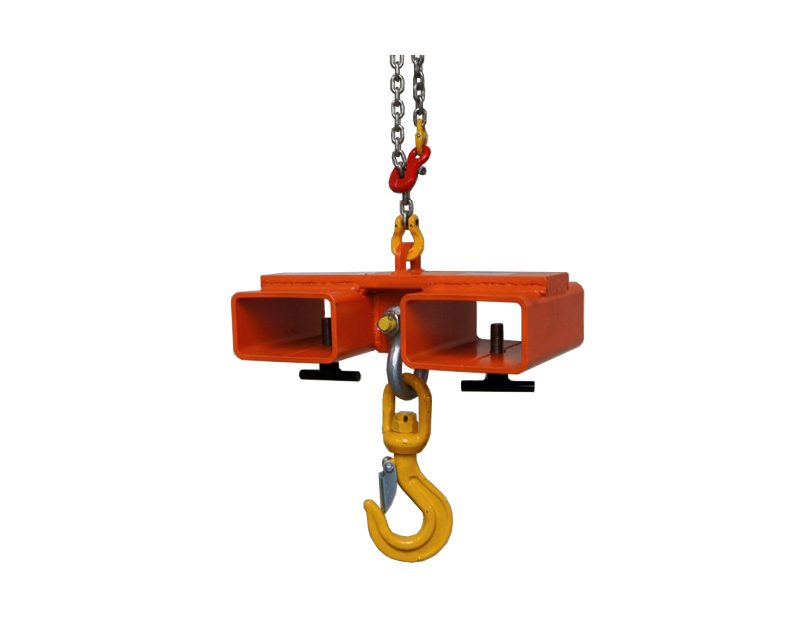 Example of a forklift hook